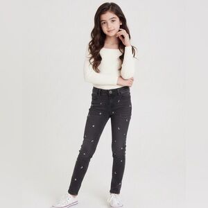 💕Girls Black denim jeans 